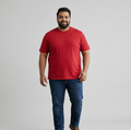 Quarkvibes Round Neck T Shirts - Plus Size Essential Tee Collection