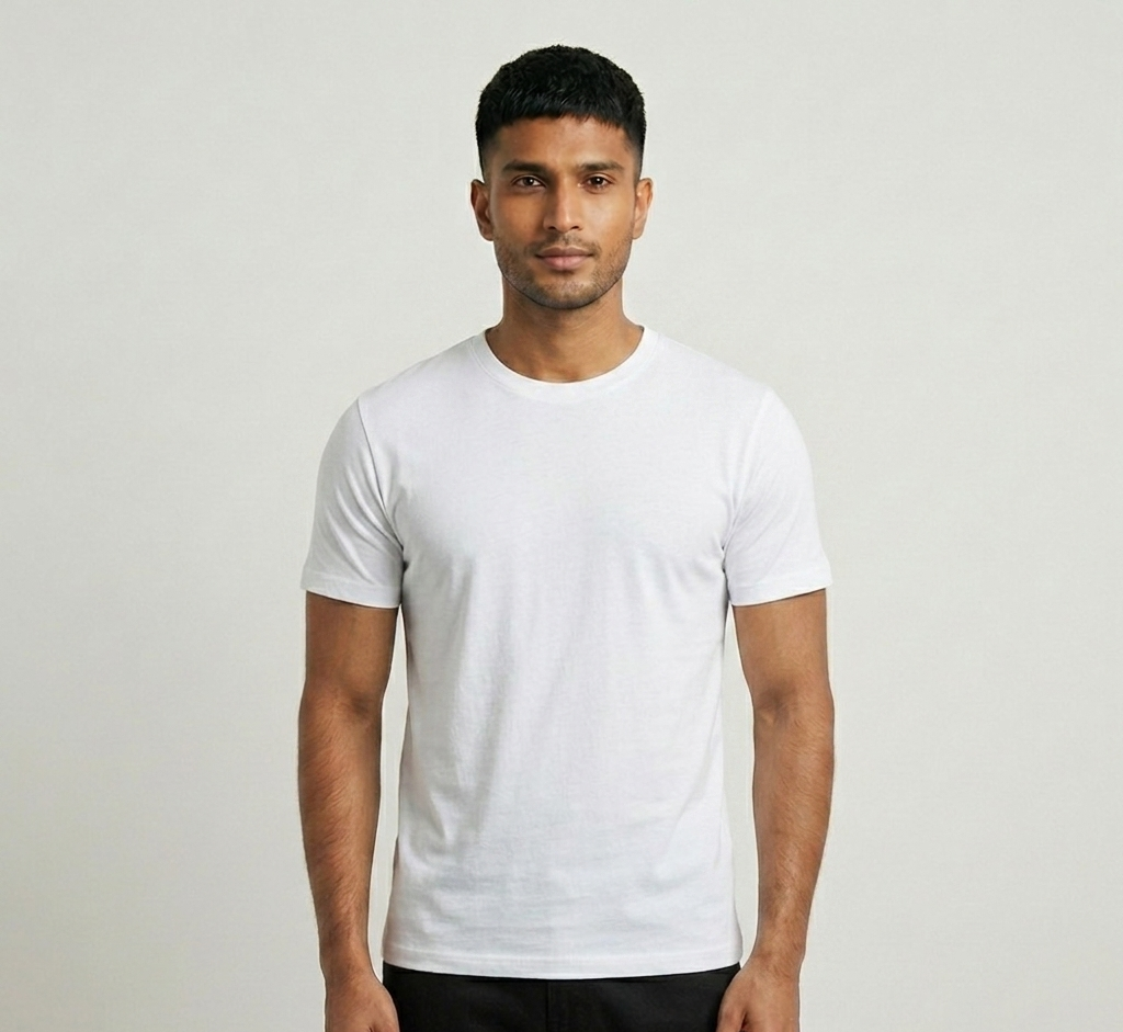 Quarkvibes Round Neck T shirts - Minimalist Luxury Collection